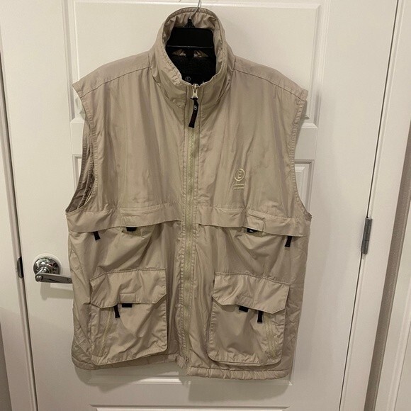 Explo-Tec-2000 Men's Outdoor Vest. Beige Color. XL. Sportswear. Gorpcore. Grunge - Picture 3 of 16